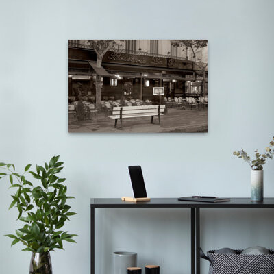 Red Barrel Studio Banc De Jardin #40 - Photography Benches Cafs Europe Art