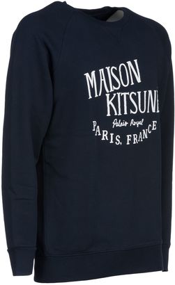 Kitsune Maison Logo Print Sweatshirt