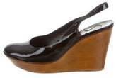 Thumbnail for your product : Chloé Patent Leather Platform Wedges