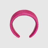 Thumbnail for your product : Gucci GG crystal moiré headband