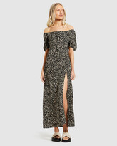 Thumbnail for your product : Don't Ask Amanda Women's Dresses - Ava Mono Print Midi Dress