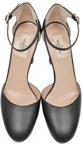 Thumbnail for your product : Valentino Ankle Strap Pump in Black Leather