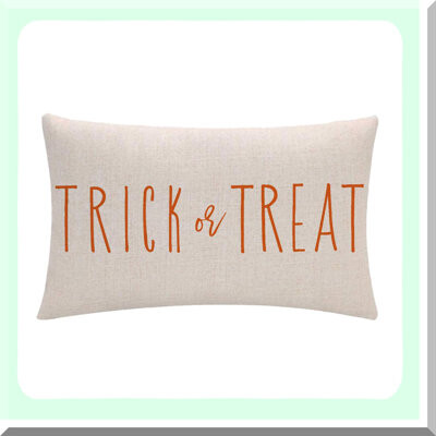 BRBCA Spooky Harvest Pillowcase Set - Halloween Decorative Cushion Covers for Sofa, Bed, and Couch - Trick or Treat Farmhouse Holiday Design