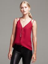 Thumbnail for your product : Banana Republic Strappy Crepe Tank