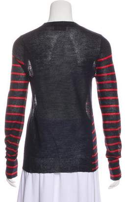 A.L.C. Wool Stripe Print Sweater