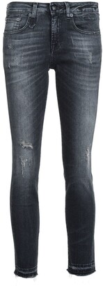 R 13 Skinny Cropped Jeans