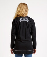 Thumbnail for your product : Black Embroidered V-Neck Cardigan
