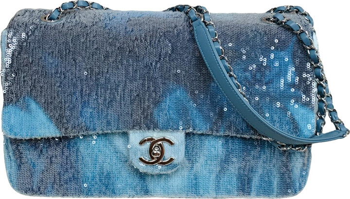 Chanel Timeless/Classique glitter crossbody bag - ShopStyle