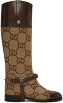 Thumbnail for your product : Gucci Beige Zelda Tall Boots