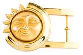 Thumbnail for your product : Kieselstein-Cord Sterling Silver Sun Belt Buckle Gold Sterling Silver Sun Belt Buckle