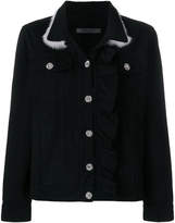 Thumbnail for your product : Simonetta Ravizza ruched denim jacket