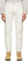 Thumbnail for your product : Levi's Made & Crafted Off-White 502 Taper Jeans