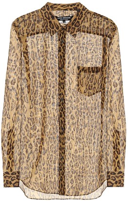 Junya Watanabe Leopard-print shirt