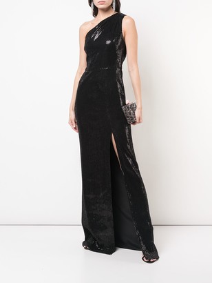 HANEY Zane sequined gown