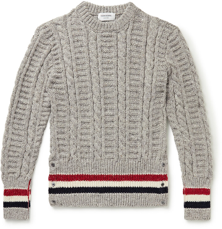 CABLE KNIT & STRIPES