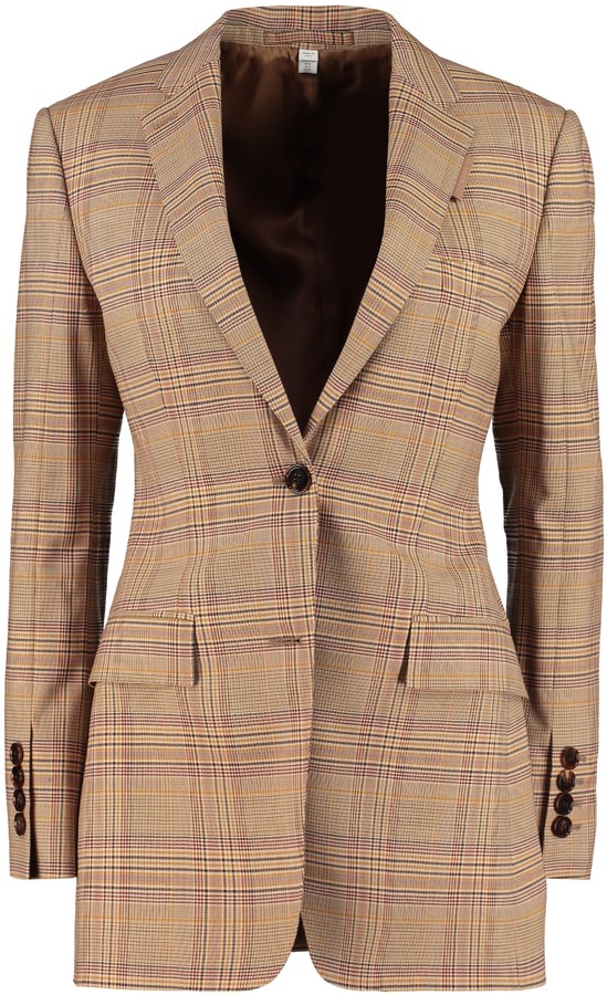 Burberry Single-breasted Two-button Blazer - ShopStyle