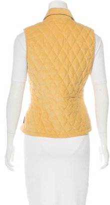 Moncler Quilted Corduroy Vest