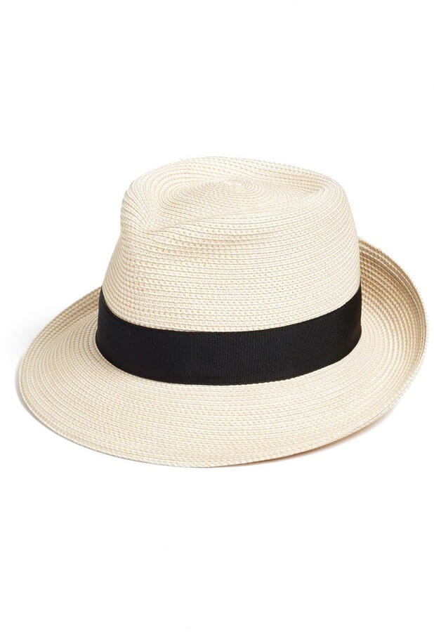 Eric Javits Classic Squishee® Straw Packable Fedora Sun Hat - ShopStyle