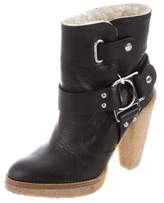 Thumbnail for your product : Belle by Sigerson Morrison Shearling-Lined Ankle Boots w/ Tags
