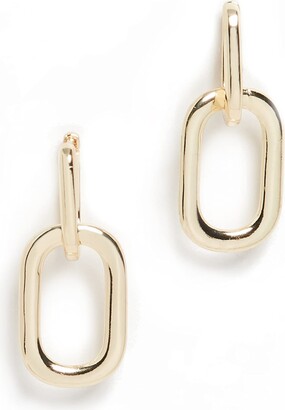 Jules Smith Designs Women's Double Layer Smooth Oval Drop Earrings