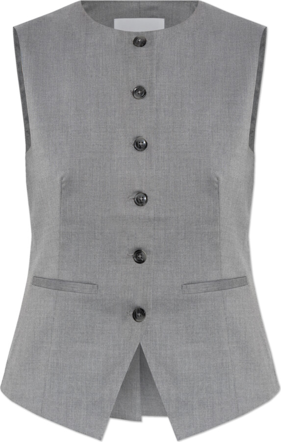 Samsoe & Samsoe 'Saruma' Vest  - Grey