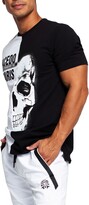 Thumbnail for your product : Maceoo Halfhalf Stretch Cotton Graphic Tee
