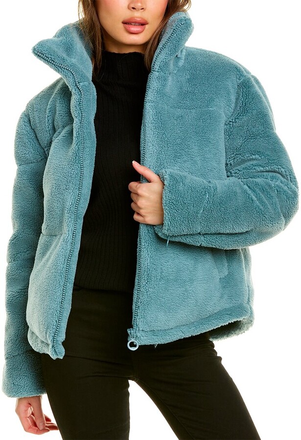 noize fleece puffer coat