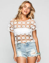 Thumbnail for your product : Hip Daisy Crochet Womens Crop Top