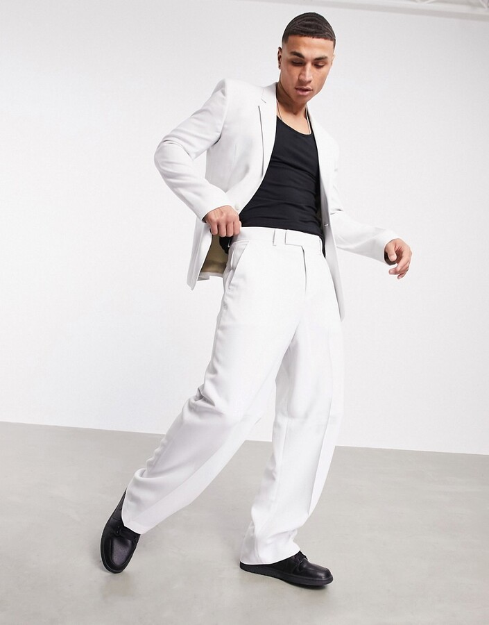 Mens White Dress Pants Slim Fit | Perfect Tux