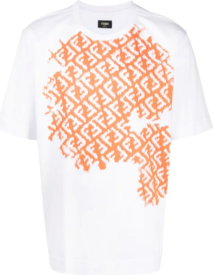 FENDI オレンジ Tシャツ FA077 A63E M FENDI - FENDIニットの通販 by さあにゃんママン's shop