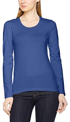 Betty Barclay Women's Short 1/1 Sleeve T-Shirt, (Shiny Blue), 8 (Size:34)