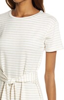 Thumbnail for your product : BB Dakota by Steve Madden Stripe Tie Waist Midi T-Shirt Dress