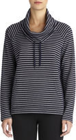 Thumbnail for your product : Jones New York Striped Cowl Neck Pullover