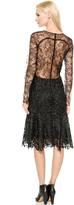 Thumbnail for your product : Nina Ricci Long Sleeve Lace Dress