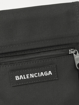 Balenciaga Explorer Logo-Appliqued Canvas Messenger Bag