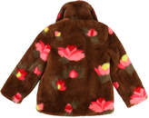 Thumbnail for your product : Billieblush Faux-Fur Floral Coat