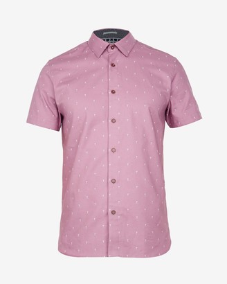 Ted Baker Cocktail Print Cotton Shirt
