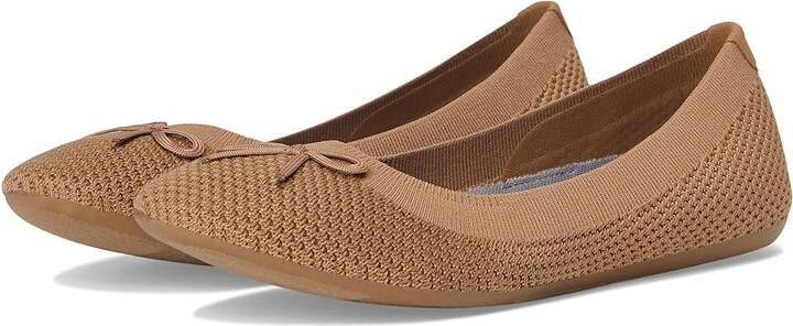 Allbirds Tree Breezer Bow Women's Snow Shoes Bark Brown : 7.5 B - Medium Mesh