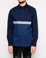 Thumbnail for your product : ASOS Oxford Shirt In Long Sleeve With Stripe