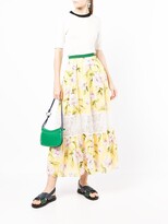 Thumbnail for your product : Antonio Marras Floral-Lace Maxi Skirt