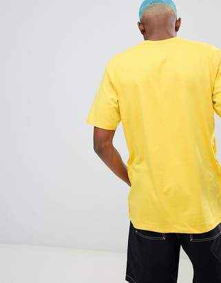 Volcom noa noise head print t-shirt in yellow