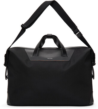 Paul Smith Black Canvas Signature Stripe Holdall Briefcase - ShopStyle Bags