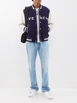Thumbnail for your product : Givenchy Logo-appliqué Felt And Leather Varsity Jacket