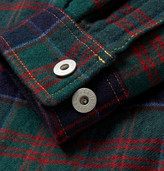 Thumbnail for your product : Junya Watanabe Padded Check Wool-Blend Shirt