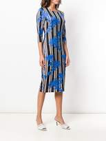 Thumbnail for your product : Diane von Furstenberg floral print striped dress