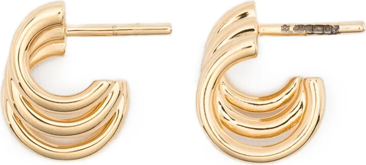 Shaun Leane Bound hoop earrings (size 1)