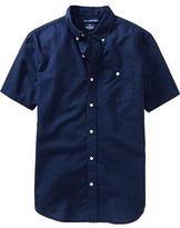 Thumbnail for your product : Old Navy Men's Slim-Fit Short-Sleeve Oxford Shirts