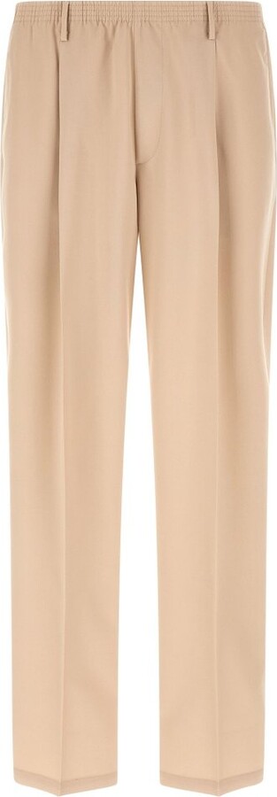 Cellar Door Ezio Pleated Straight-Leg Pants