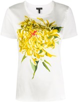 Thumbnail for your product : Escada floral print slim-fit T-shirt