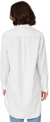 Frank & Oak 31920 Oxford Shirtdress in White